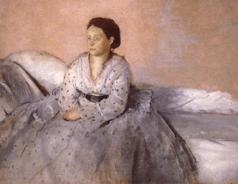 Edgar Degas Madame Rene de Gas Germany oil painting art